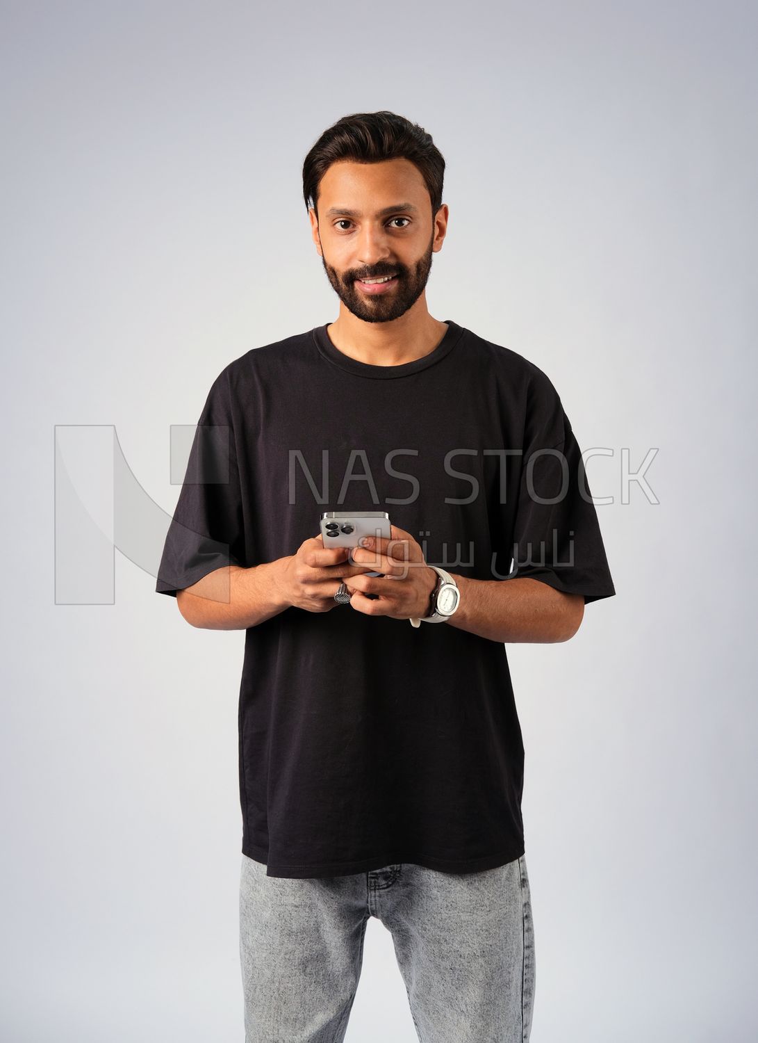Guy in youth clothes