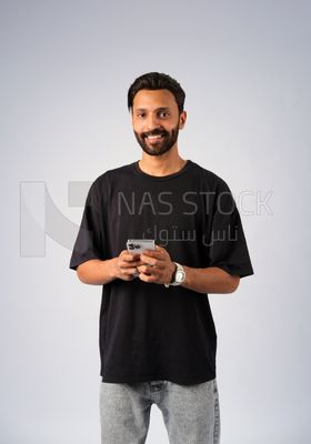 Guy in youth clothes