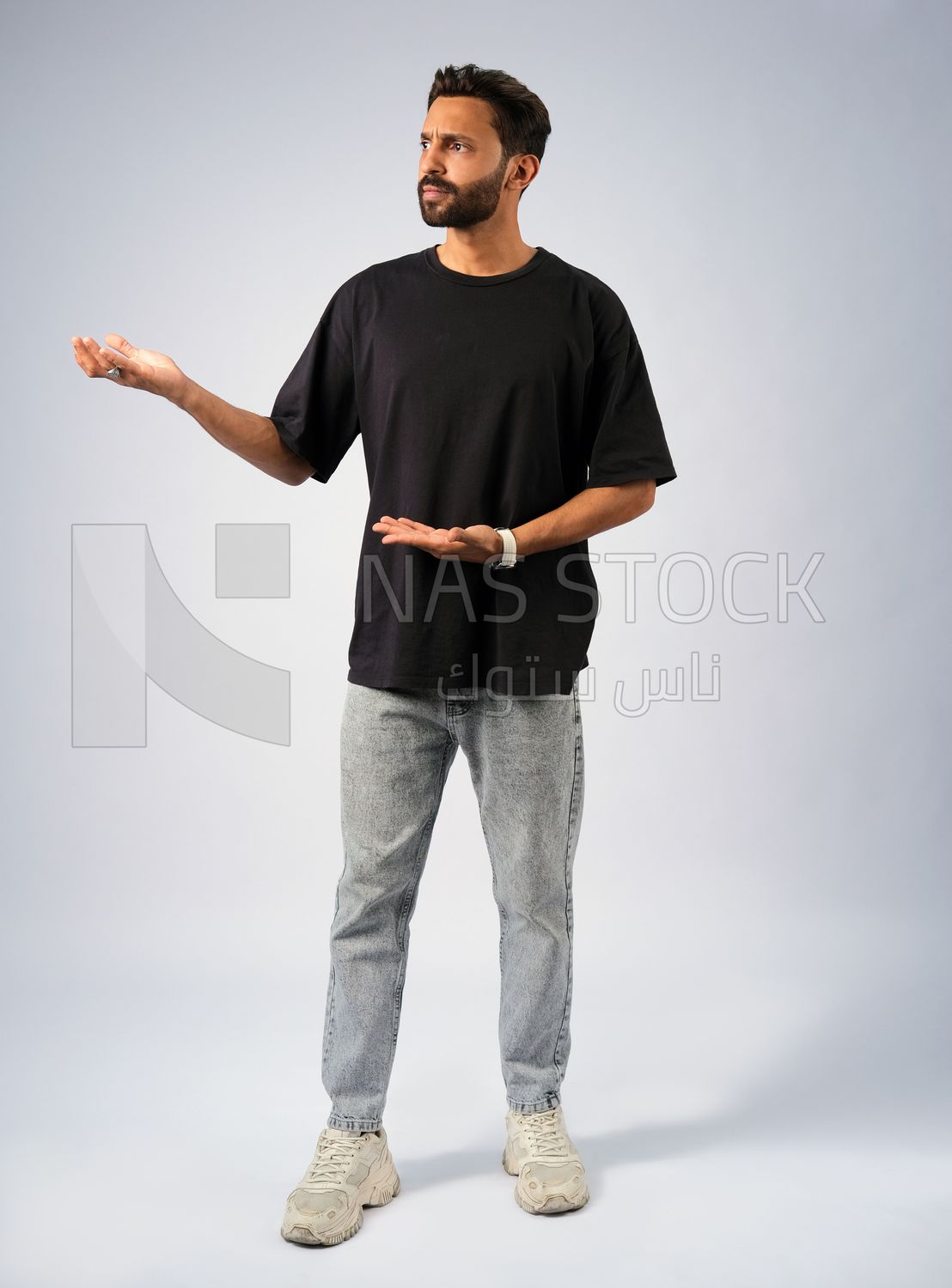 Guy in youth clothes