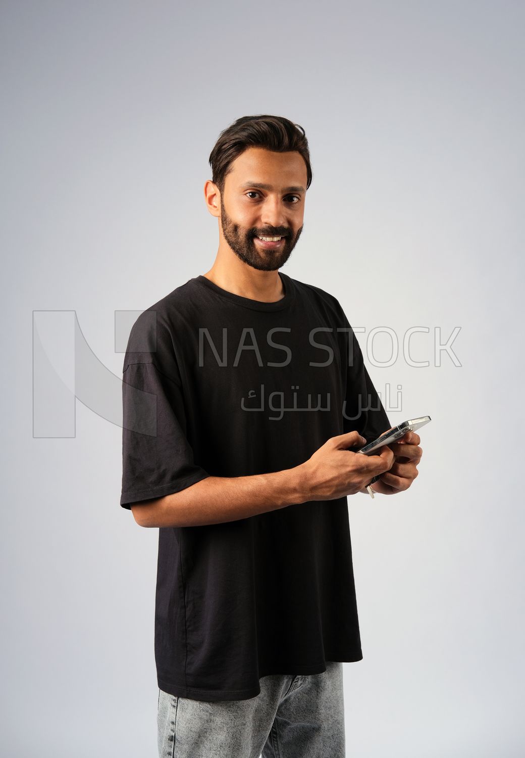 Guy in youth clothes