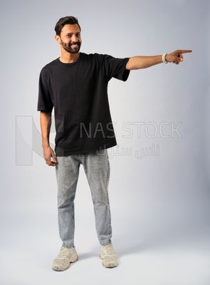Guy in youth clothes