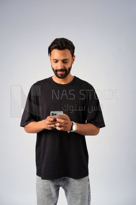 Guy in youth clothes