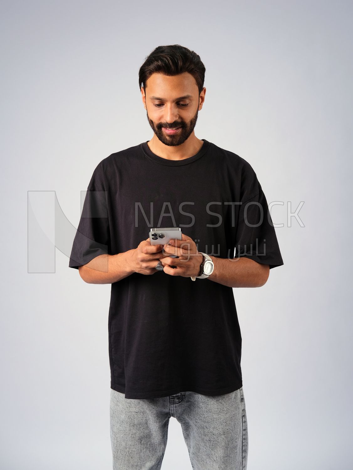 Guy in youth clothes