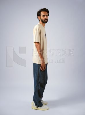 Guy in youth clothes