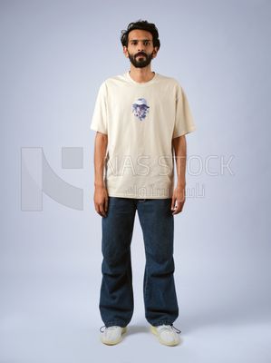 Guy in youth clothes