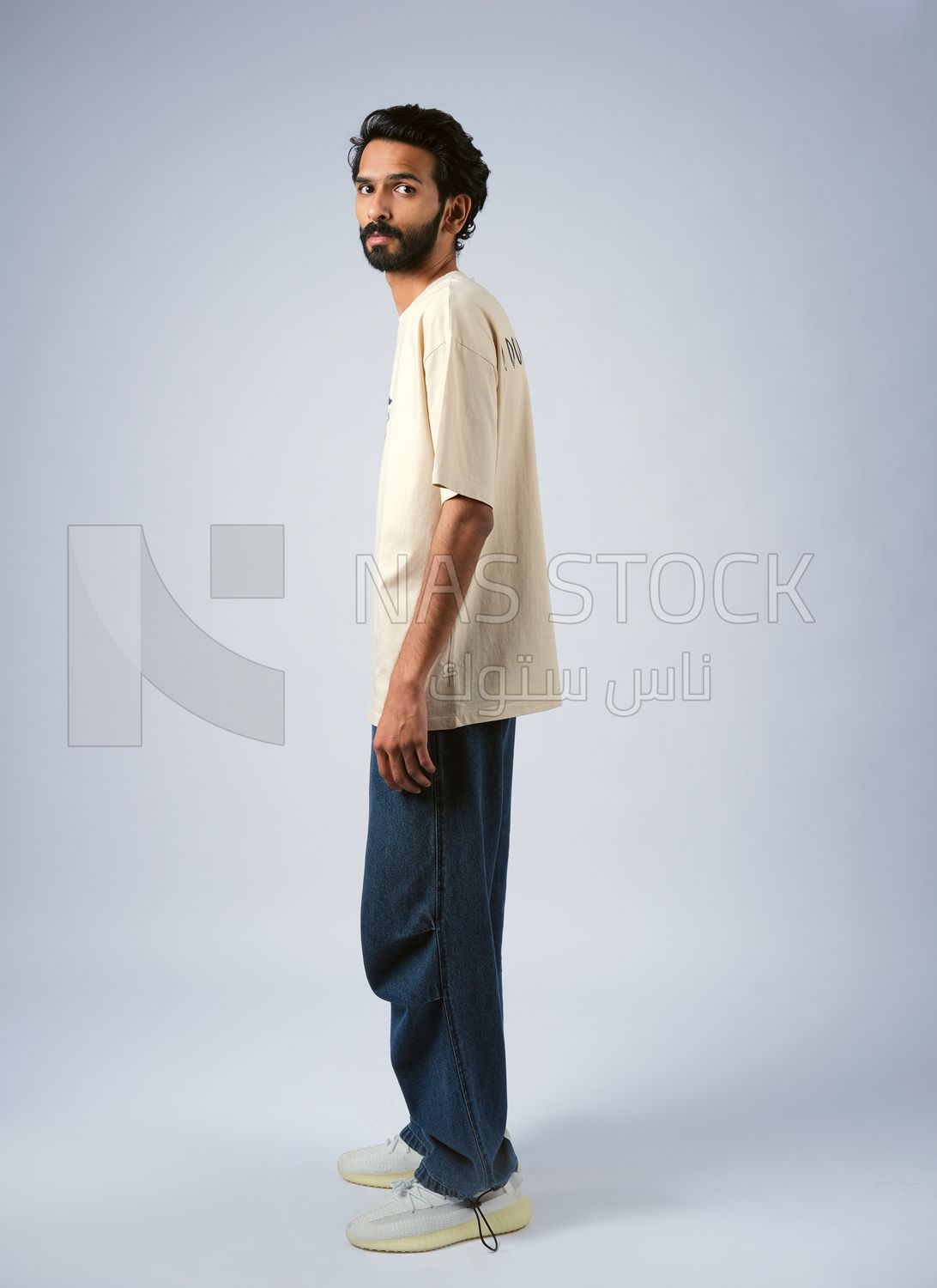 Guy in youth clothes