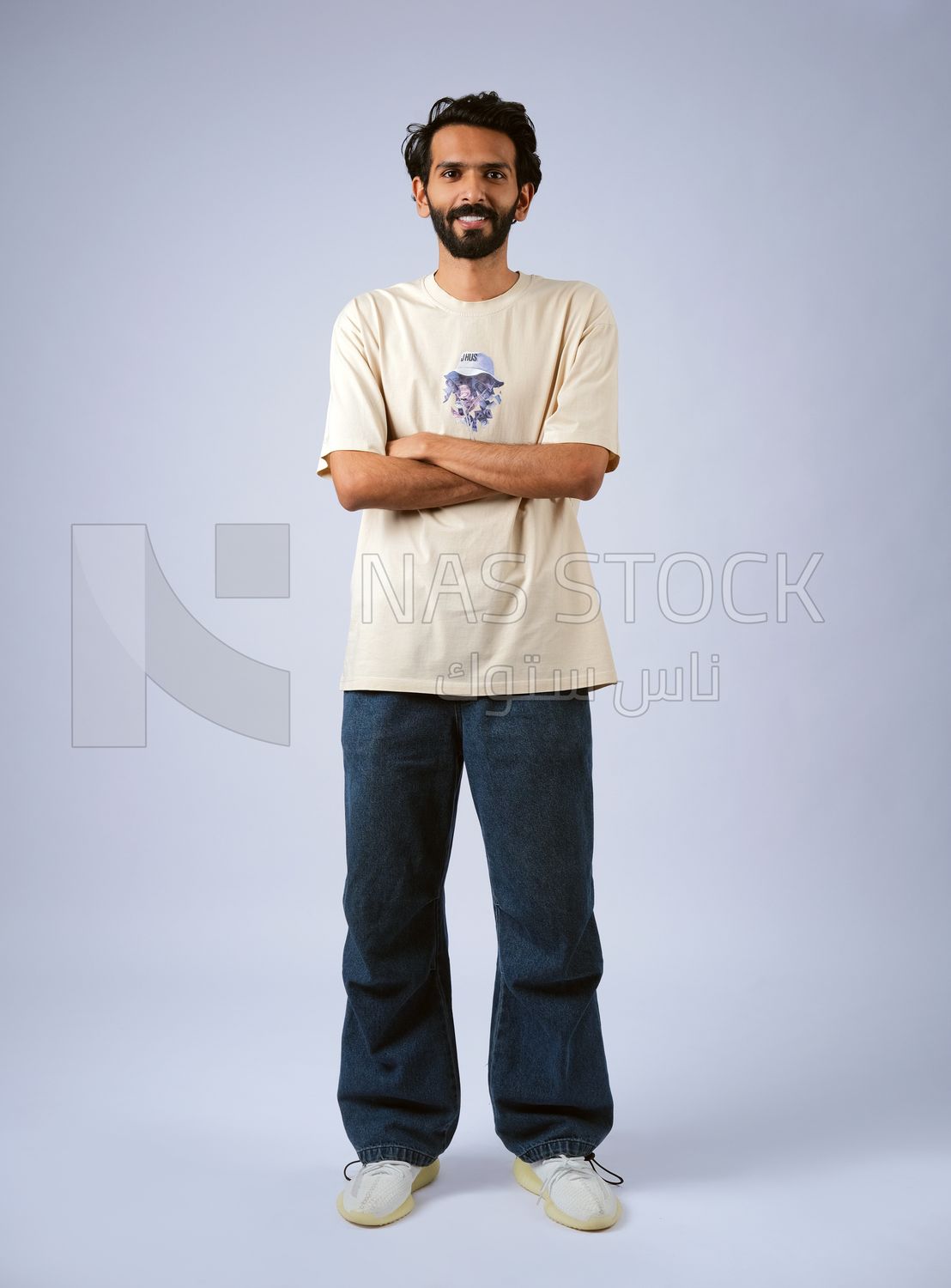 Guy in youth clothes