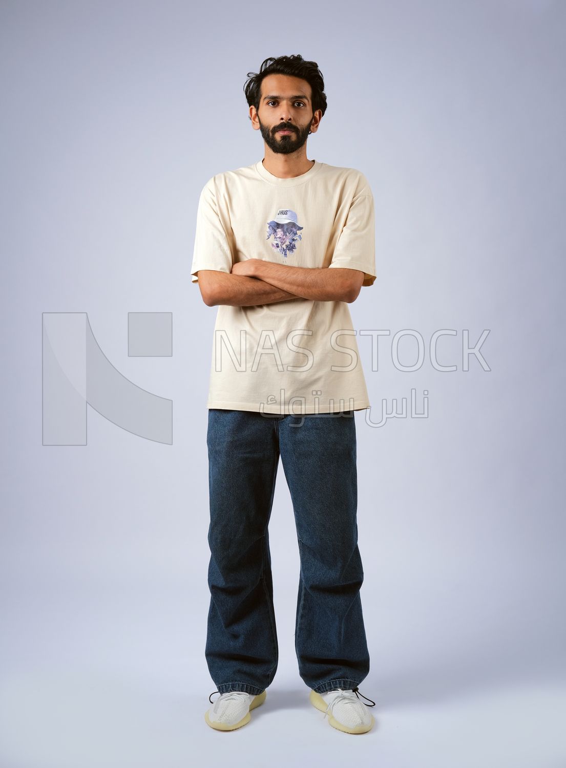 Guy in youth clothes