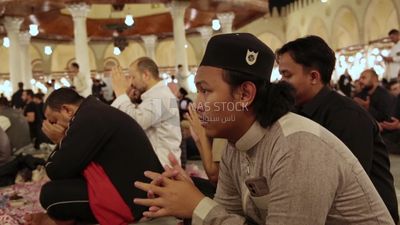 Man sitting in the mosque