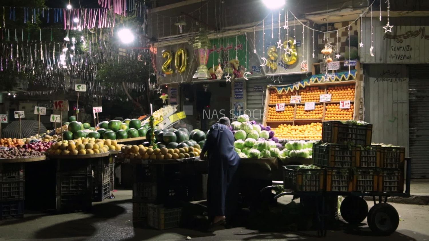 View of fruits market, market