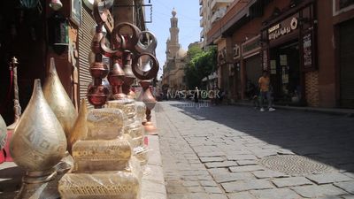 Bazaars and shops selling souvenirs to tourists