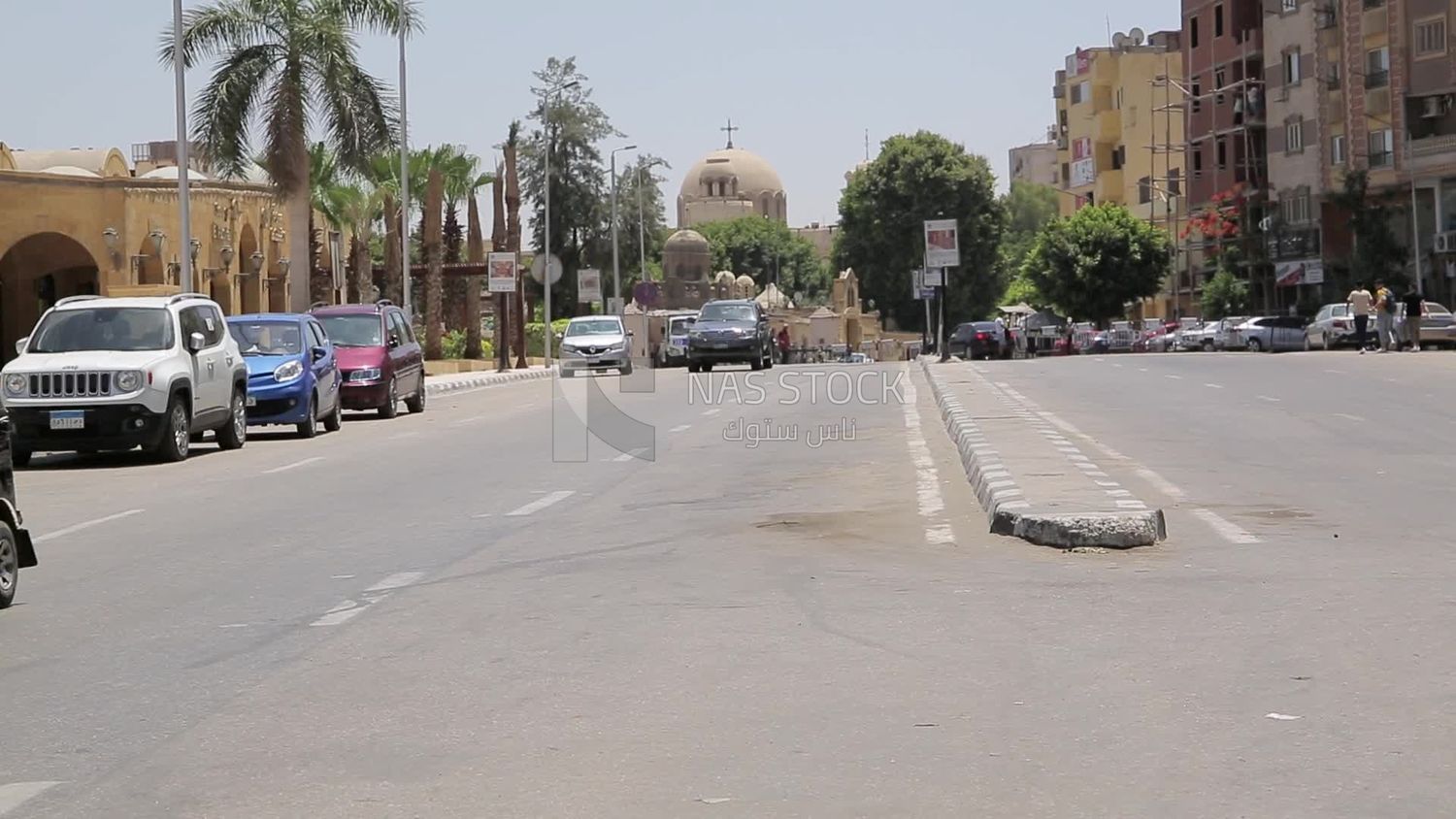 Street leading to the Coptic Museum in Cairo