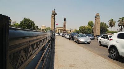 Statue of Saad Zaghloul in a square in Cairo