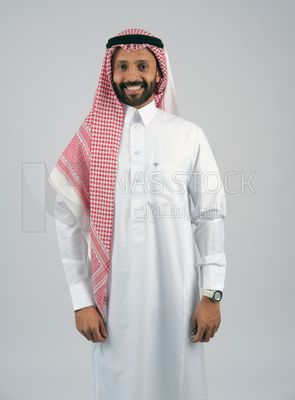 Gulf man in Saudi dress