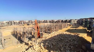 Building site for the construction of a residential complex