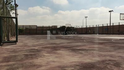 Large football field