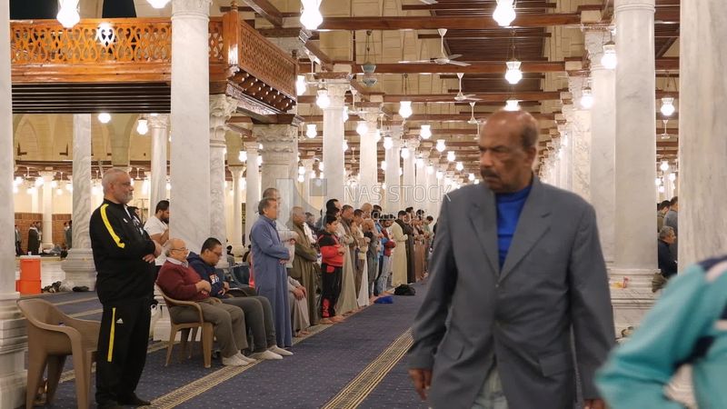 Prayer in the mosque