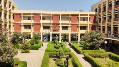 Building inside Ain Shams University , Egypt