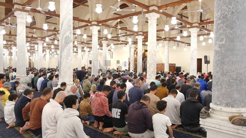 Prayer in the mosque