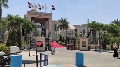 Main gate of Misr University