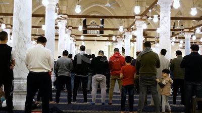Prayer in the mosque