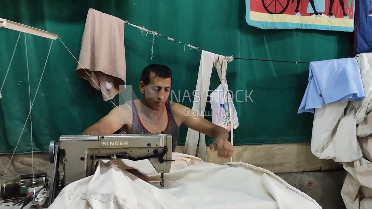 Man working in a handmade workshop