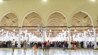 Prayer in the mosque