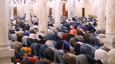 Prayer in the mosque