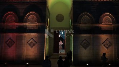 Exterior wall of Al-Hakim mosque, by God&#39;s command, tourism in Egypt, tourists, famous mosques in Egypt