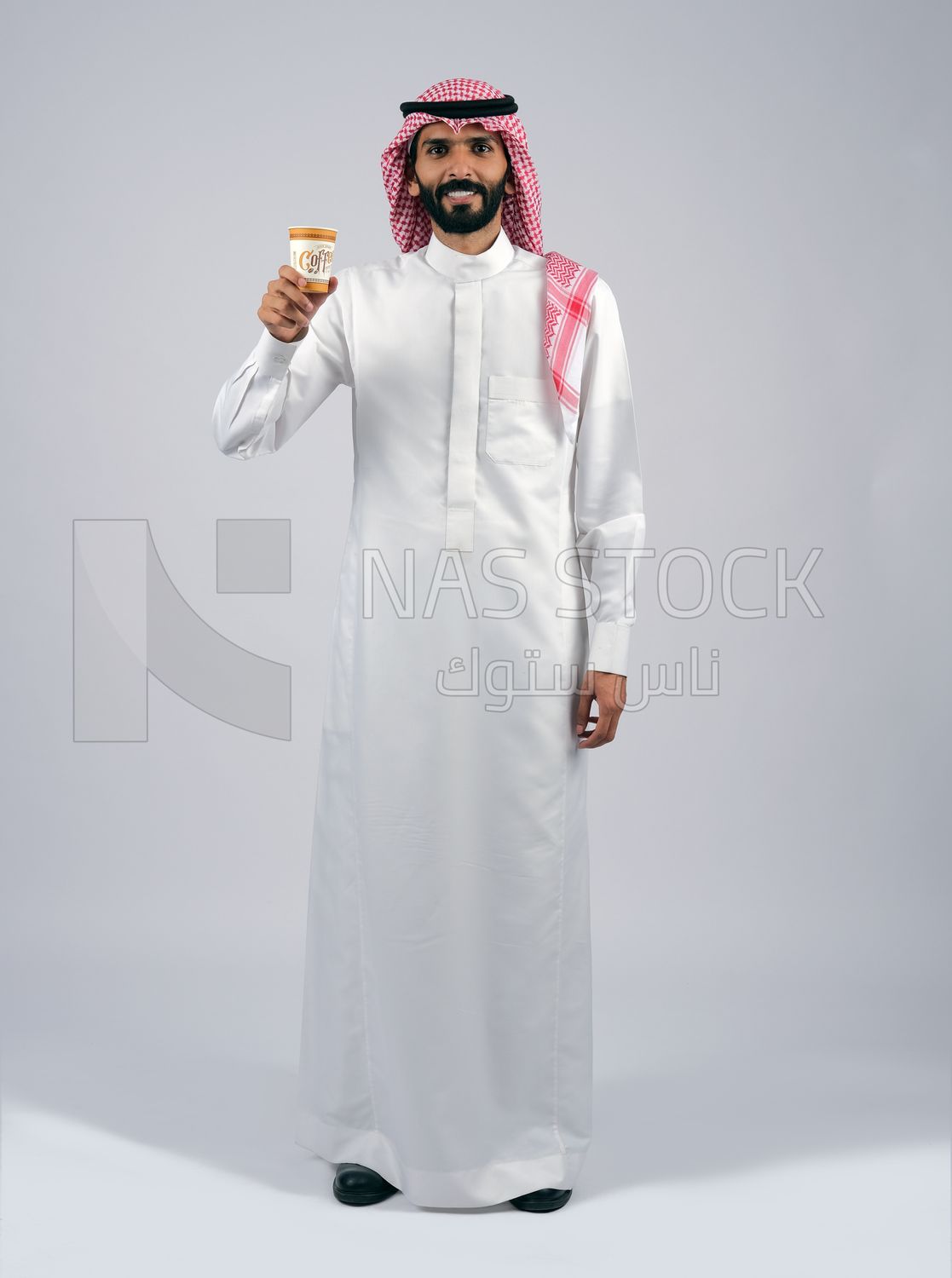 Arab Gulf man in Saudi dress
