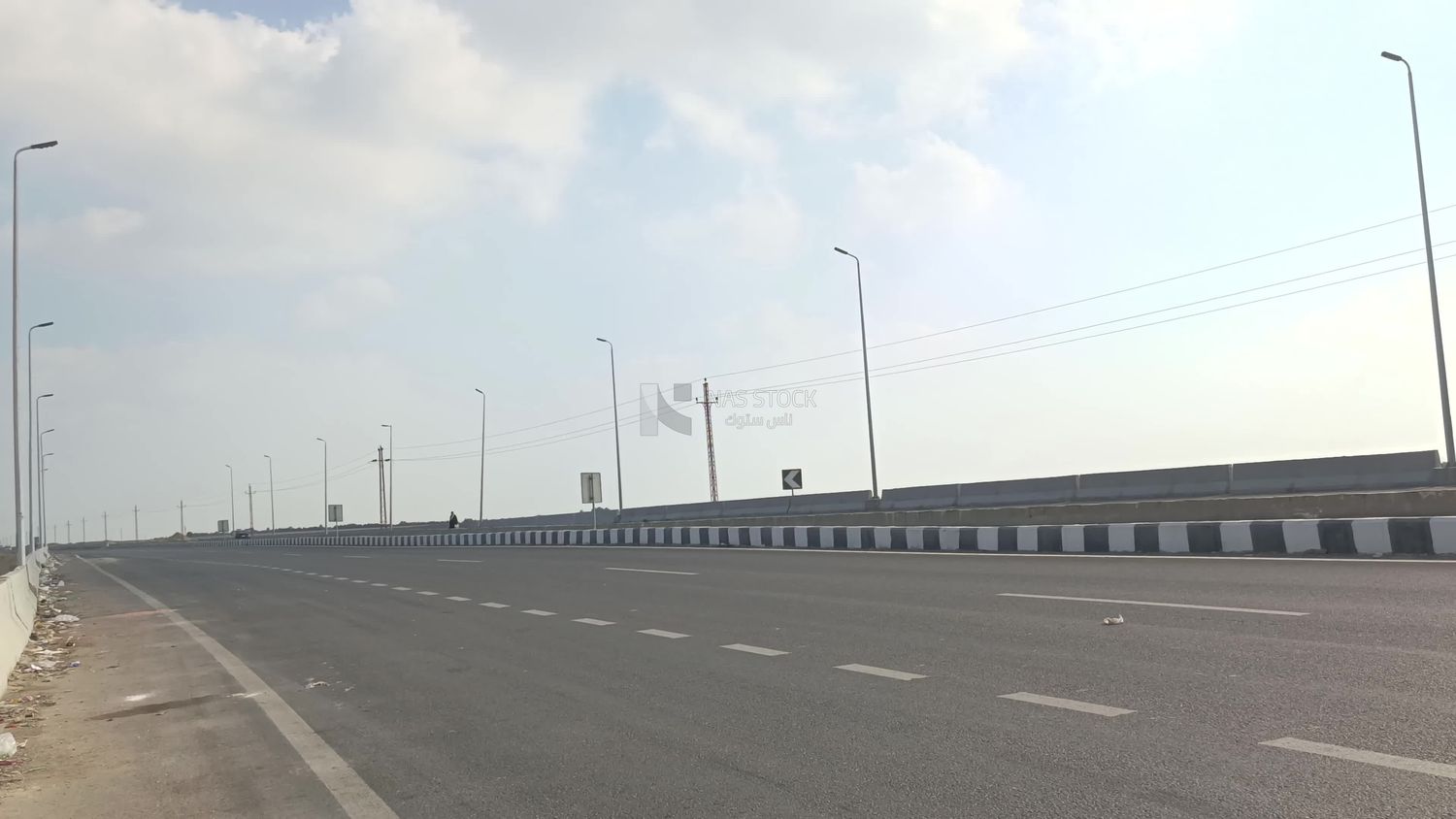 Video illustrating the Egyptian desert road