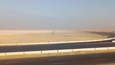 Video showing a gas truck driving on the Egyptian desert road