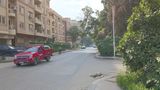 Video showing one of the streets of Maadi, where cars drive