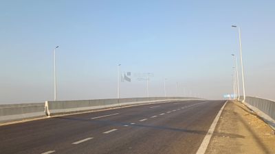 Video showing one of the directions of the Egyptian desert road