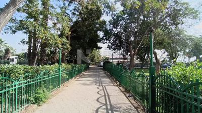 Video showing one of the public parks in Zamalek, Cairo