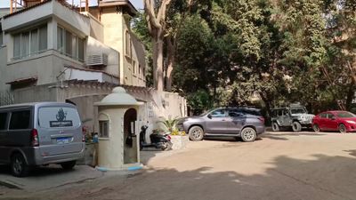 Video showing a large house in Cairo surrounded by trees