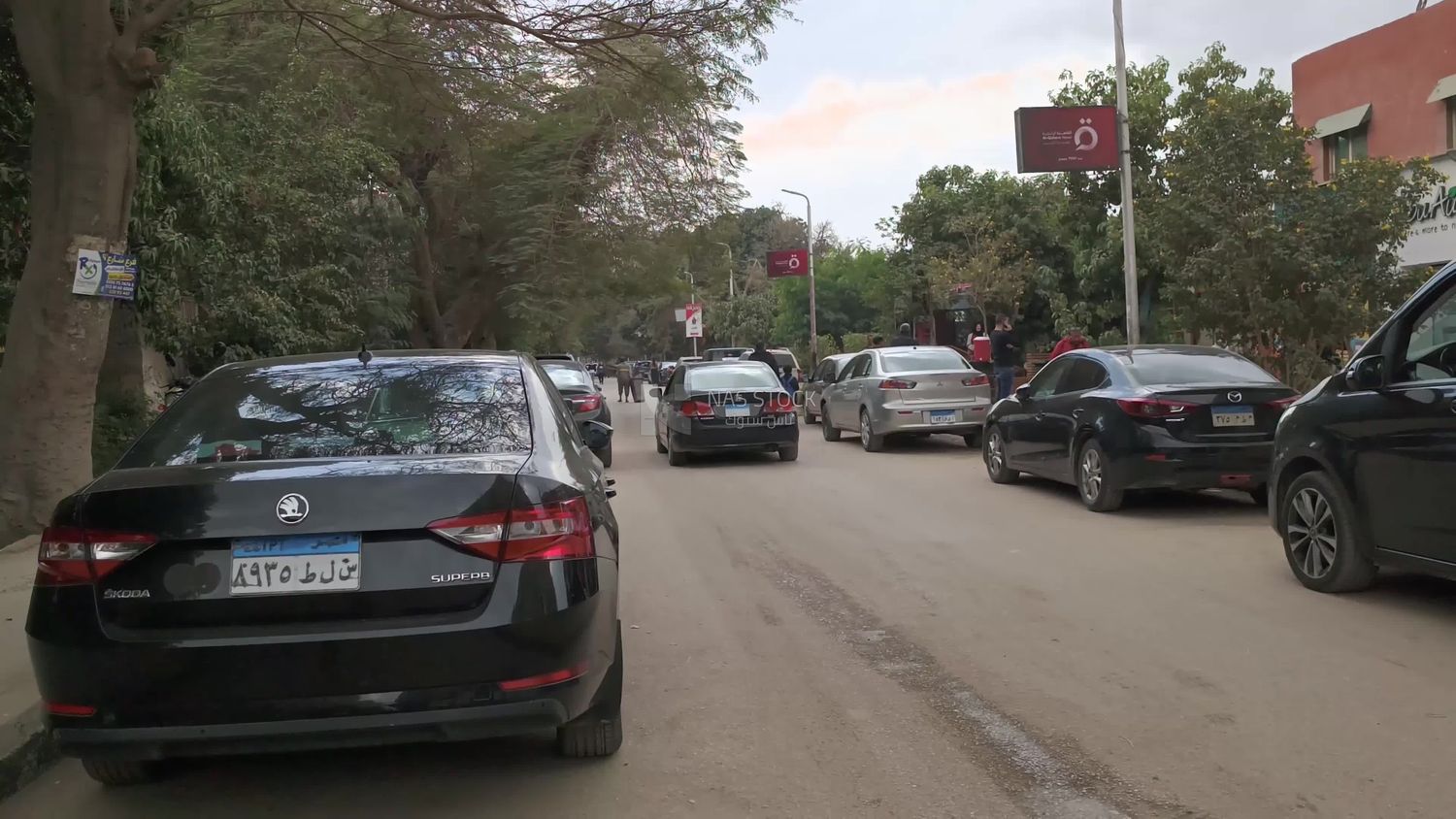 Video showing the car driving on one of the streets of Maadi