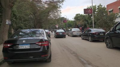 Video showing the car driving on one of the streets of Maadi