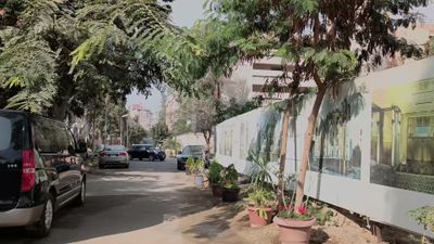 Vdeo showing one of the streets of Maadi in Cairo
