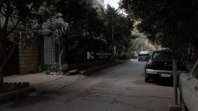 Video showing a car driving in one of the high-end streets of Maadi, Cairo