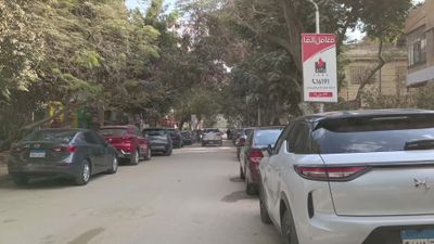 Video showing the car driving on one of the streets of Maadi