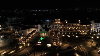 Drone video of Top view of Marassi Hotel, North Coast