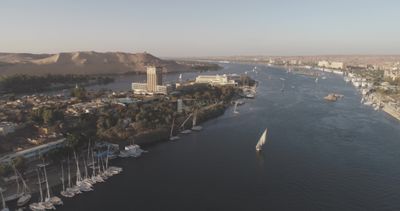 Drone footage of an island