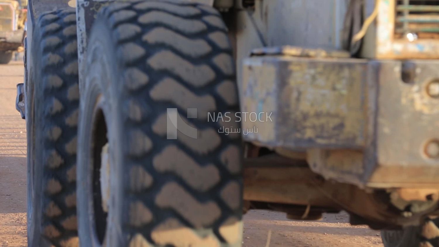 Man driving an excavator in solar energy