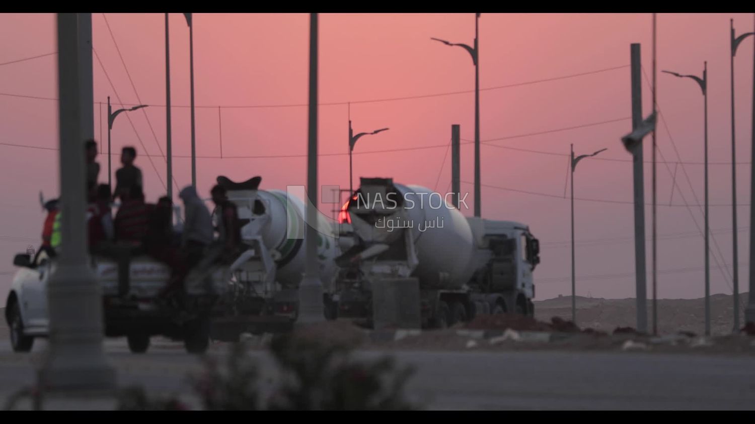 Street with cars during the sunset, General Contracting