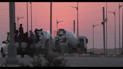 Street with cars during the sunset, General Contracting