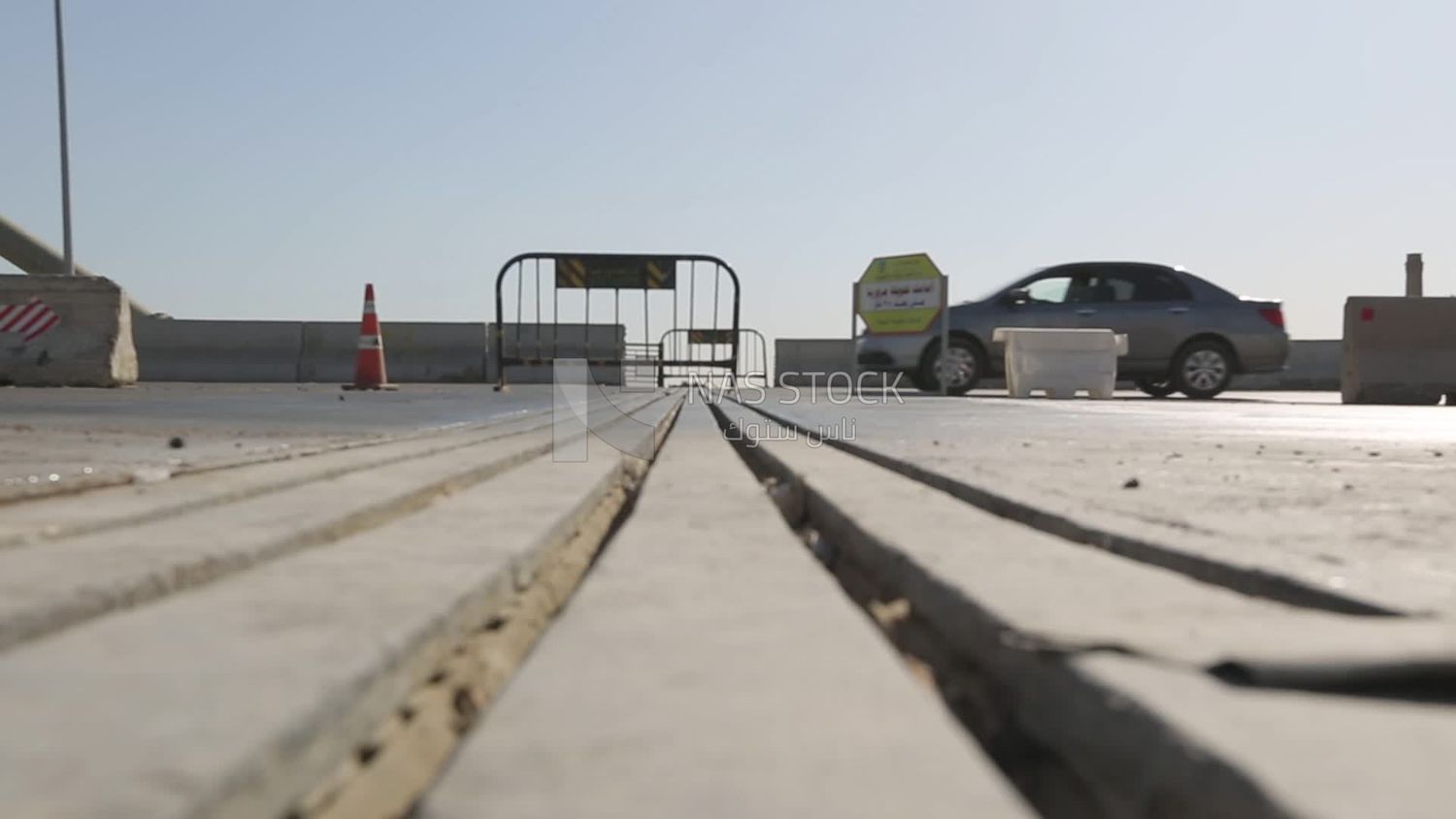 View of the bridge when finished