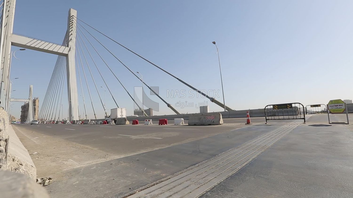 View of the bridge when finished