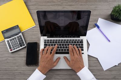 Office with work tools