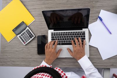 Office with work tools